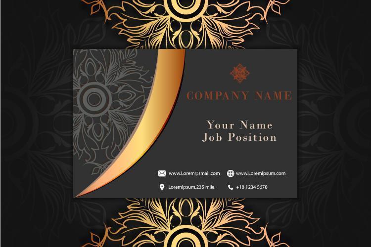 Luxury Business card  vector