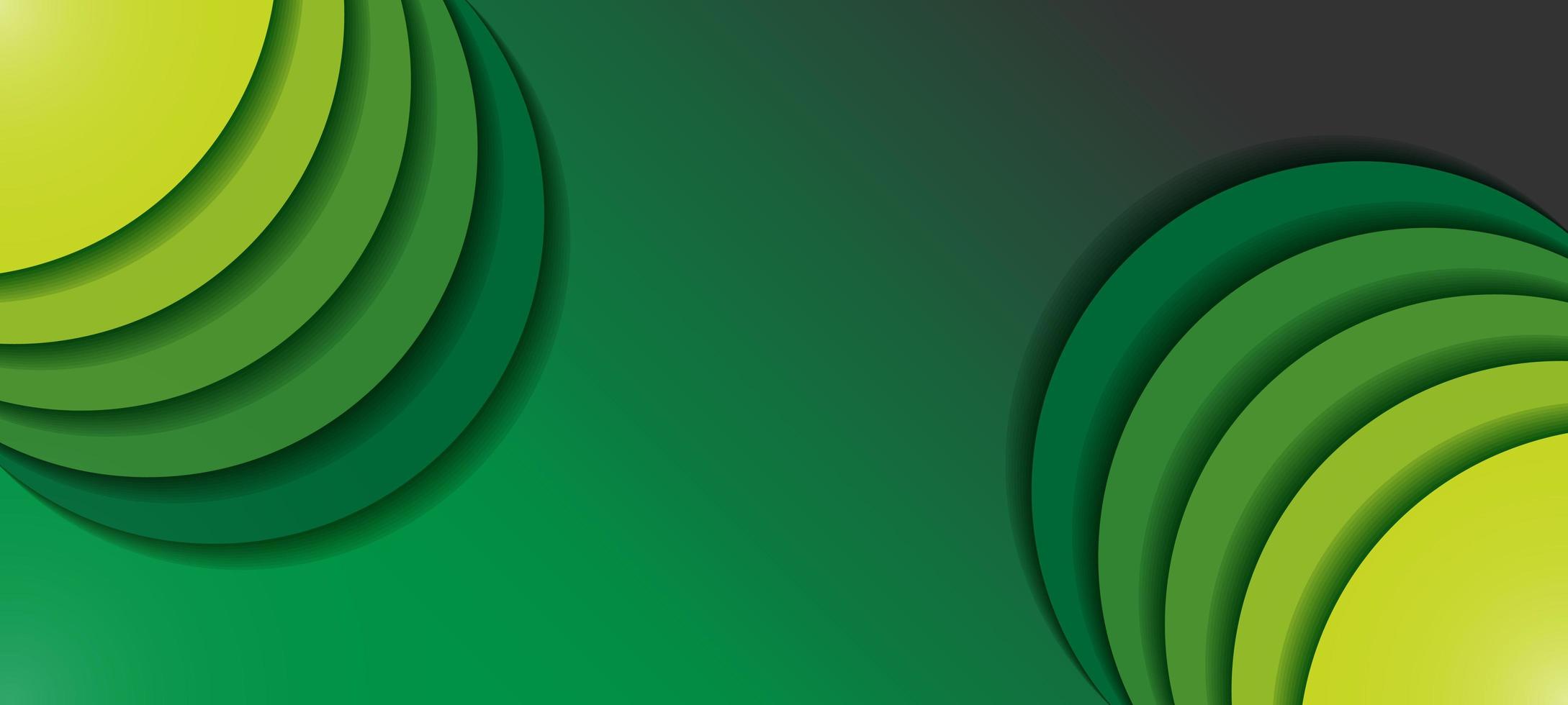 Fondo de pantalla verde eco degradado vector