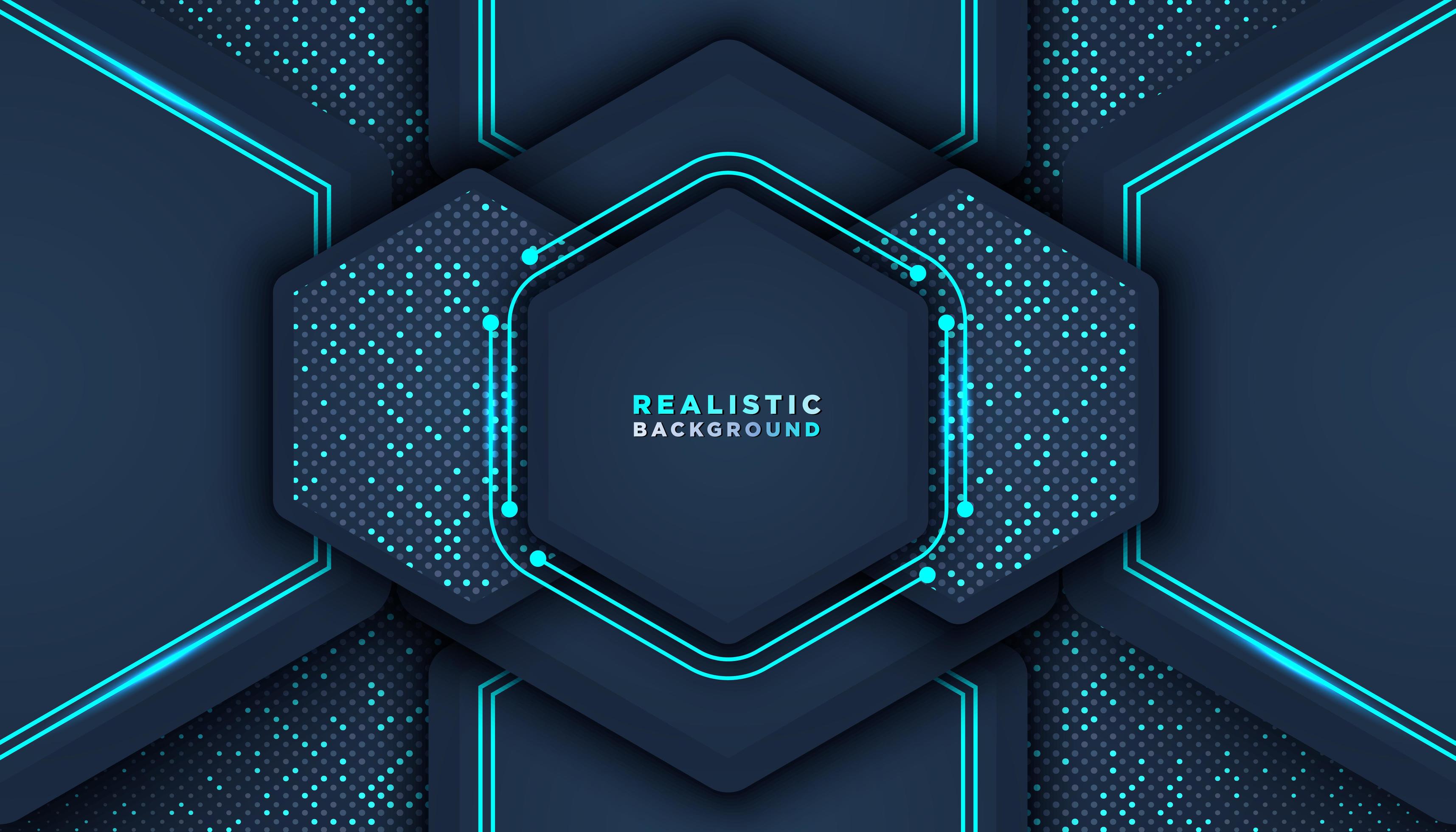 Dark blue glowing line background with overlap layers 696333 Vector Art at Vecteezy