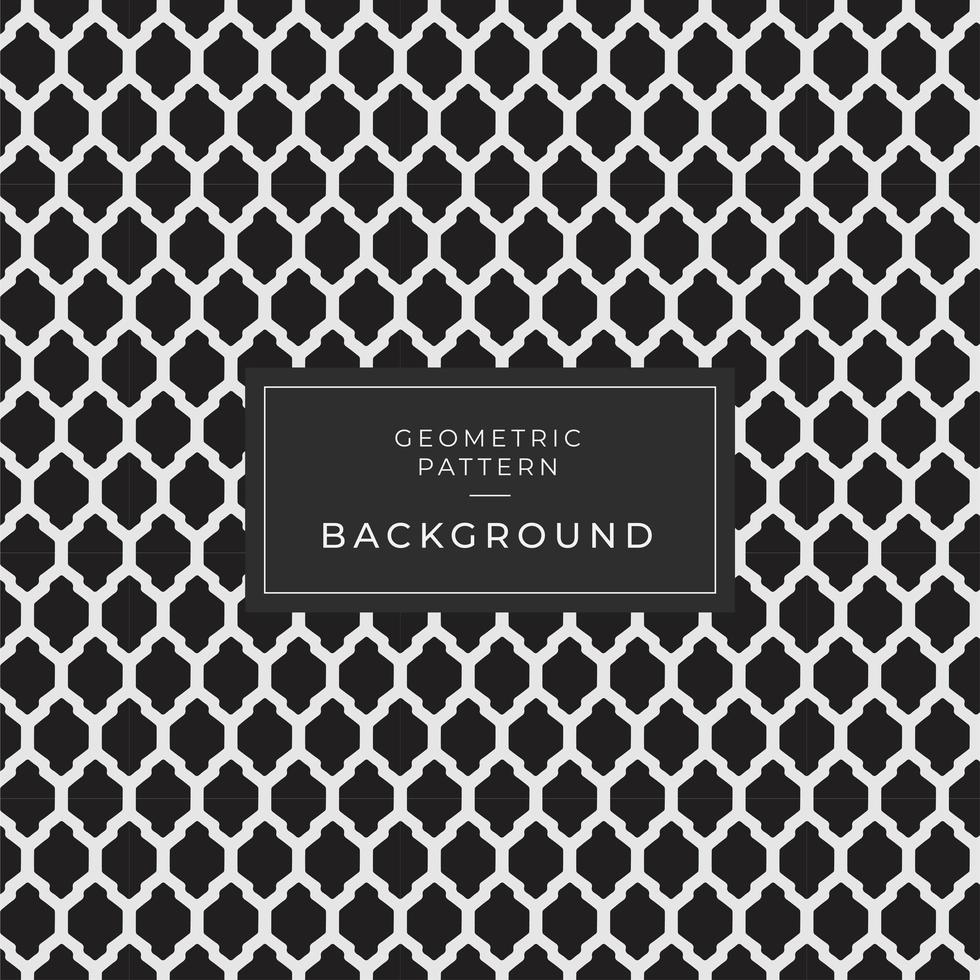 Background with Seamless Pattern in Arabic Style vector