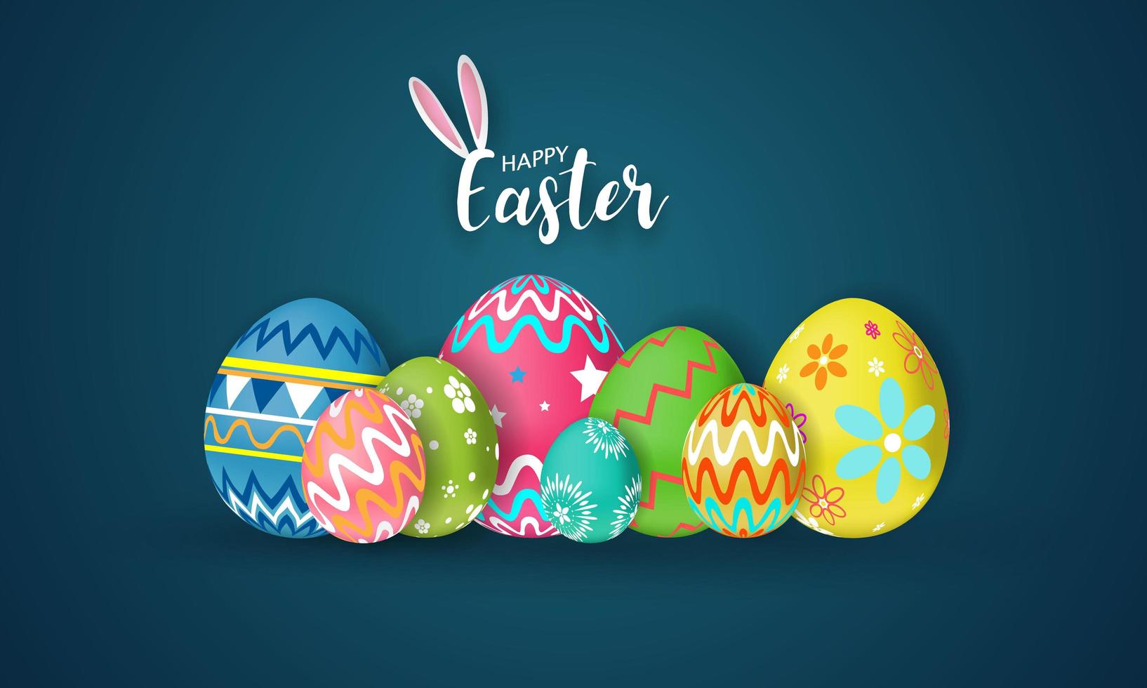 Happy Easter Background vector