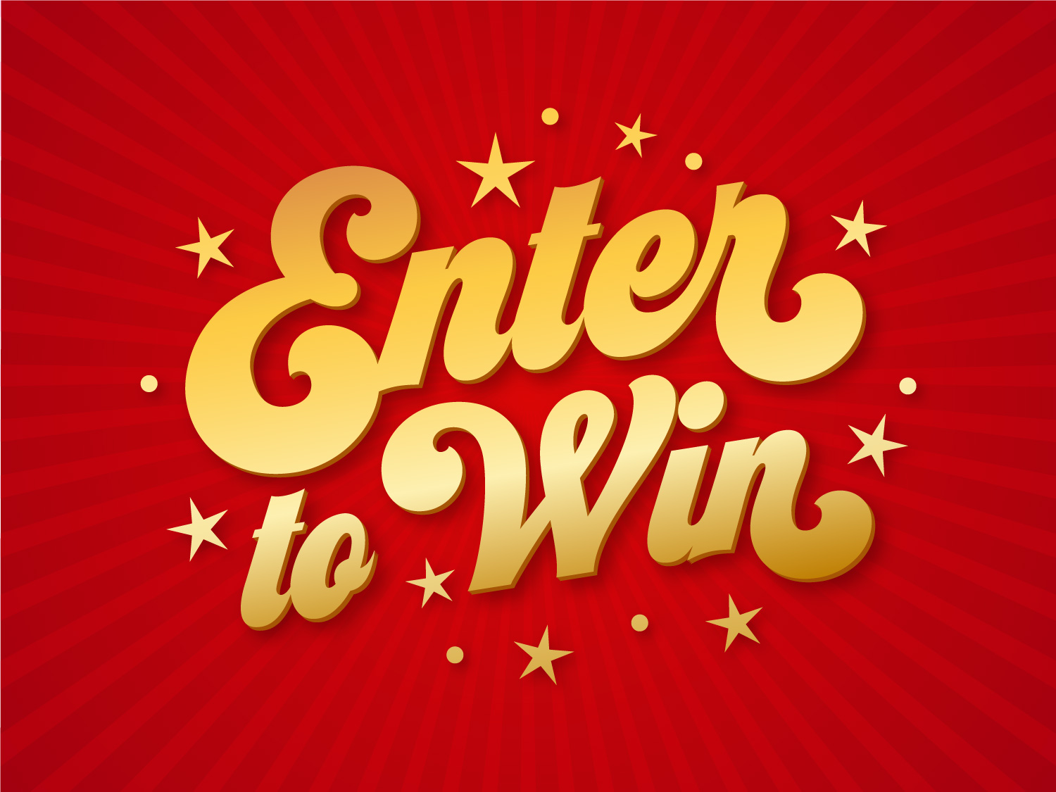 Enter To Win Gold Typography 697394 Vector Art At Vecteezy
