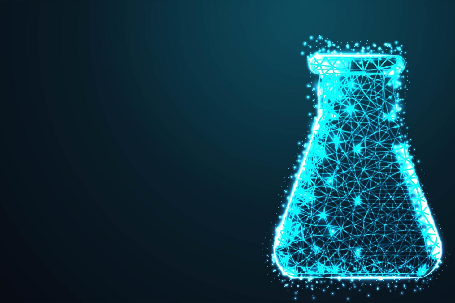 Medical Beaker Abstract Blue Design 697556 Vector Art at Vecteezy