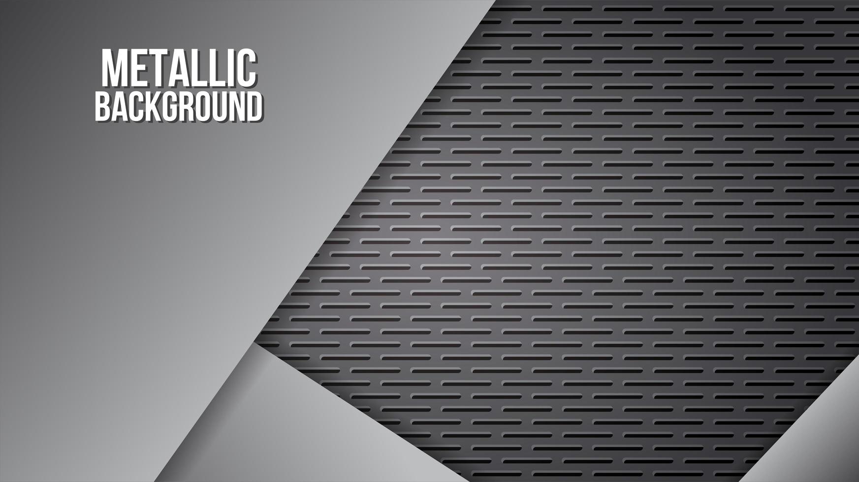 Metal texture with aluminium steel plates vector