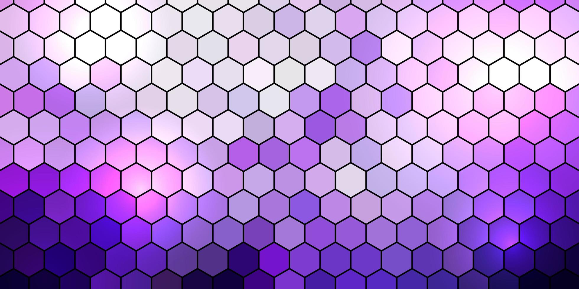 Banner Design with Hexagonal Pattern vector