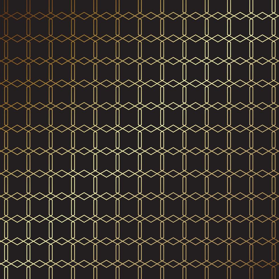 Elegant Gold and Black Pattern Design vector