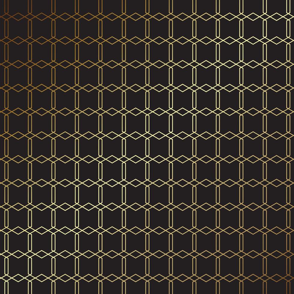 Elegant Gold and Black Pattern Design vector