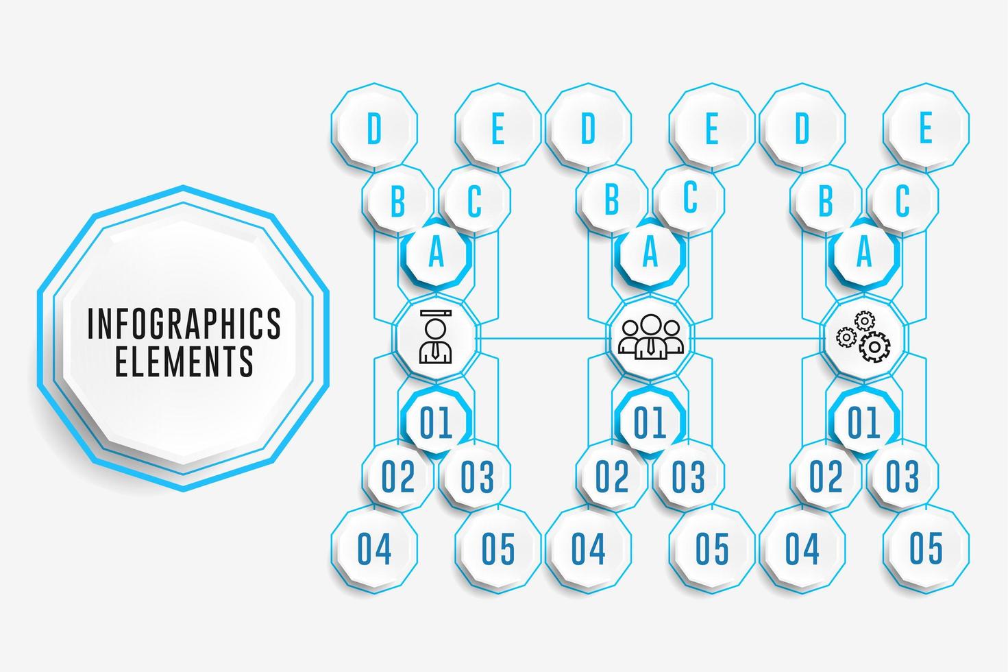 elementos de infografía en formación x vector