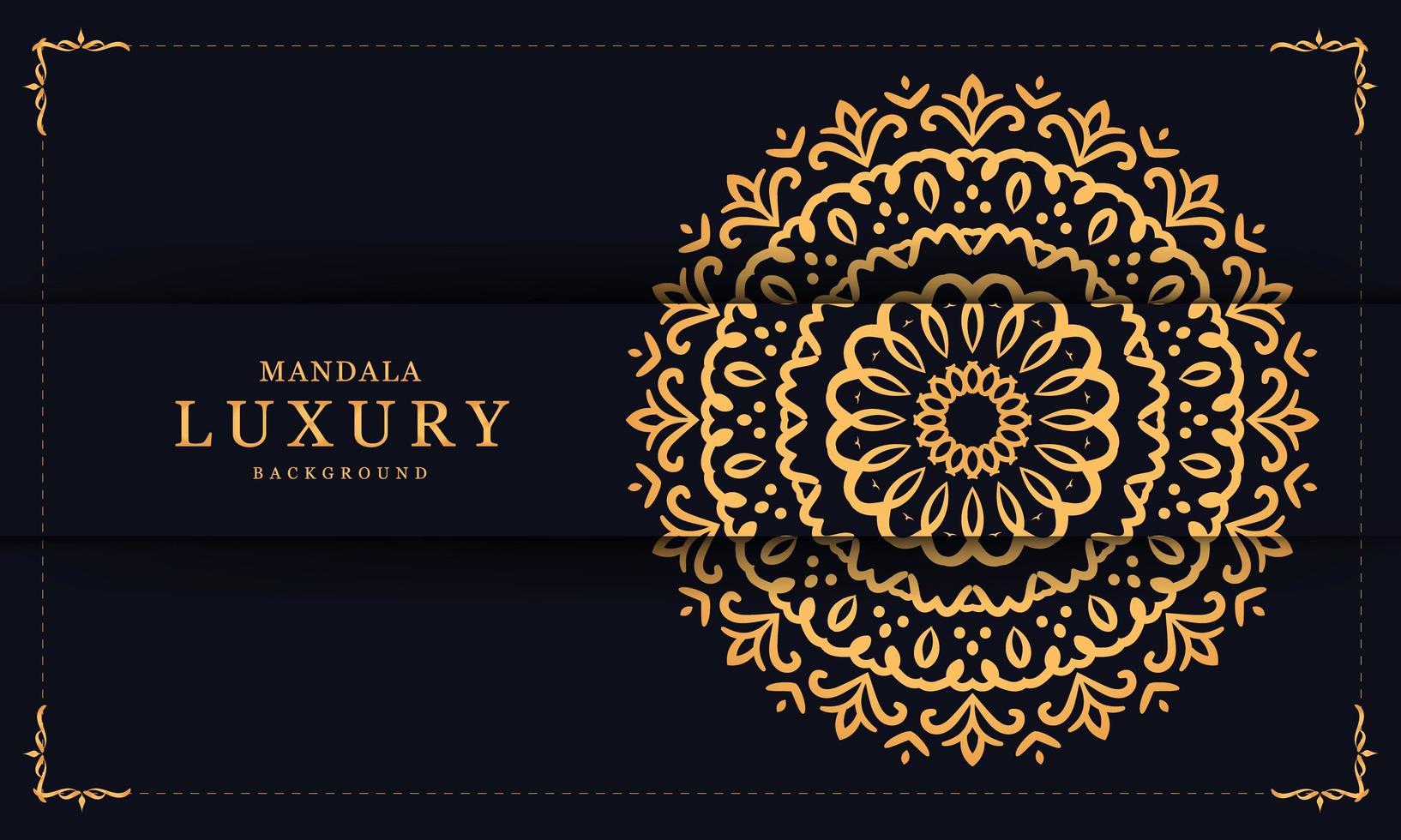 Filligree Luxury Decorative Mandala vector