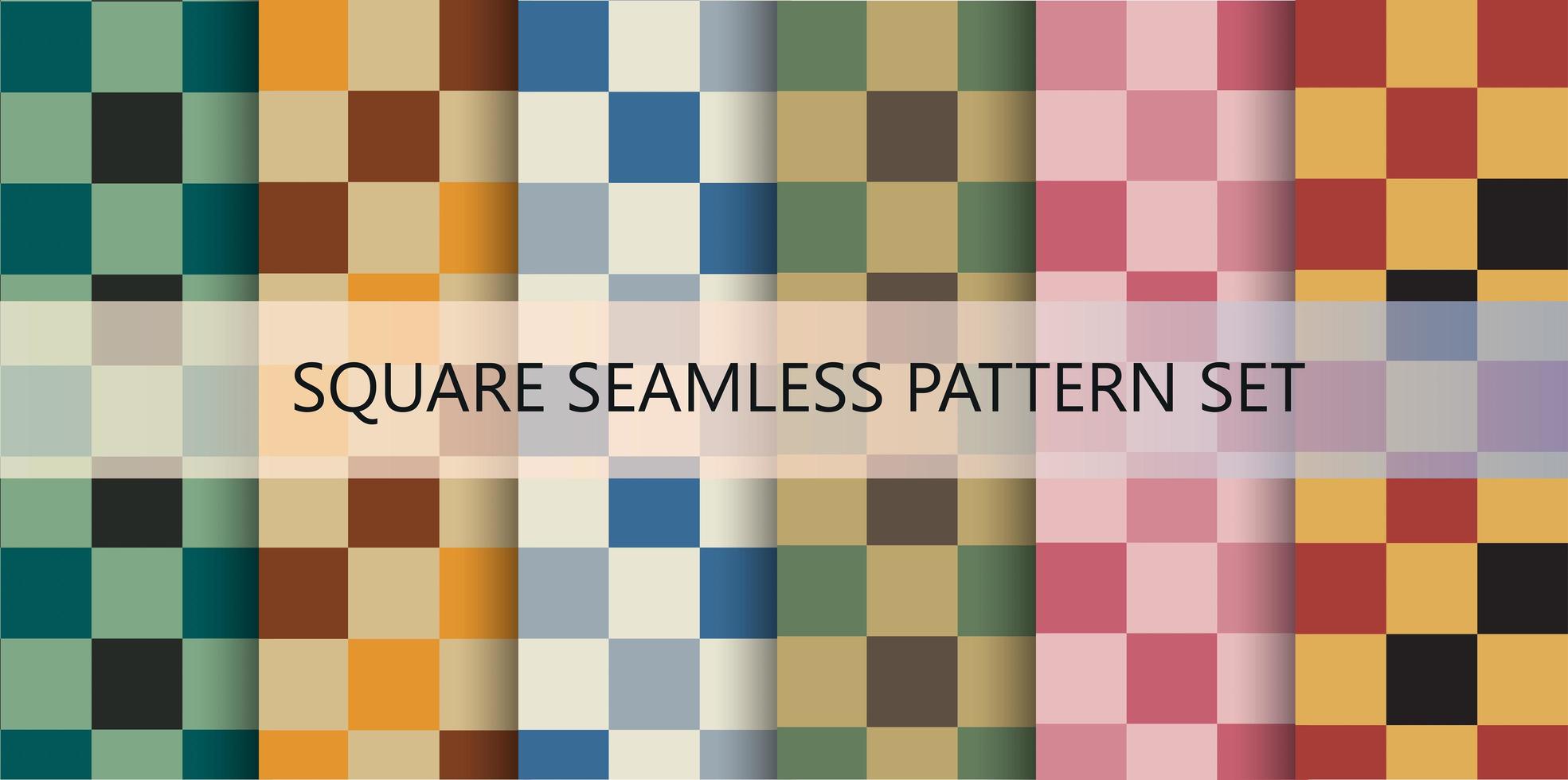 Squares colorful seamless pattern  vector