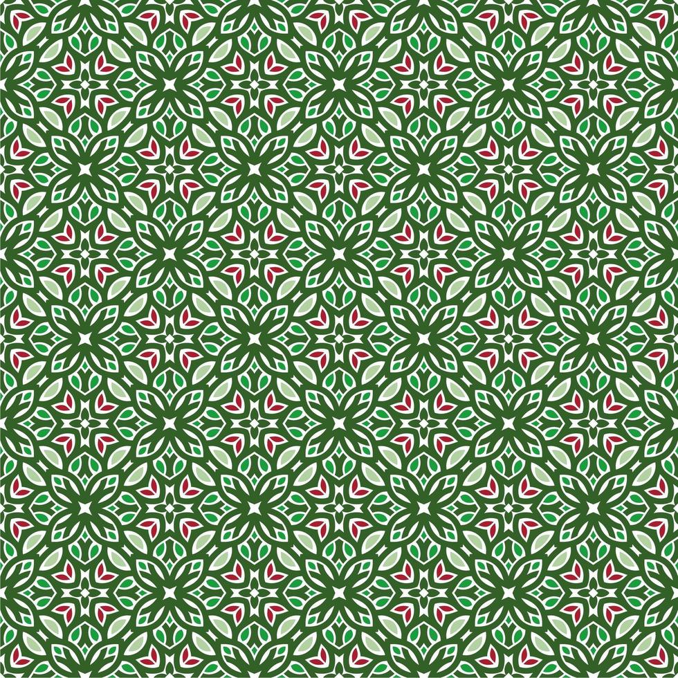 Green, Pink, and Light Green Geometric Pattern vector