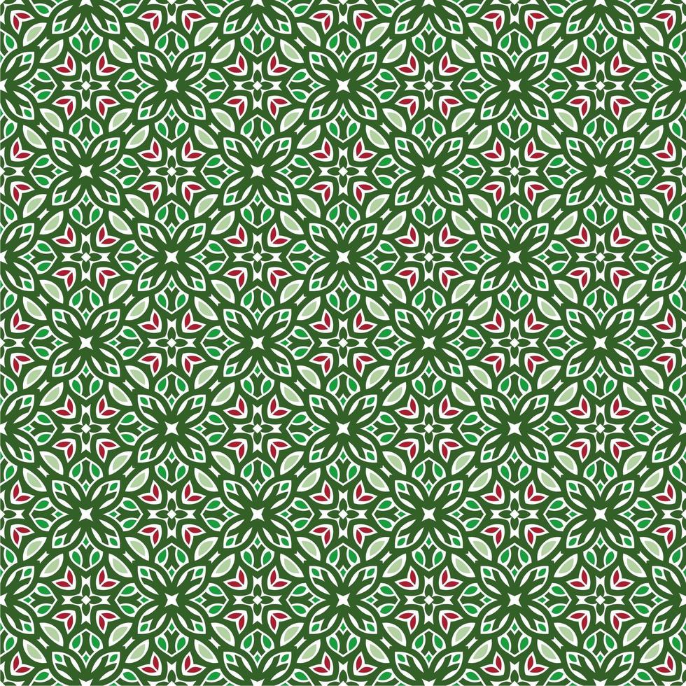 Green, Pink, and Light Green Geometric Pattern vector