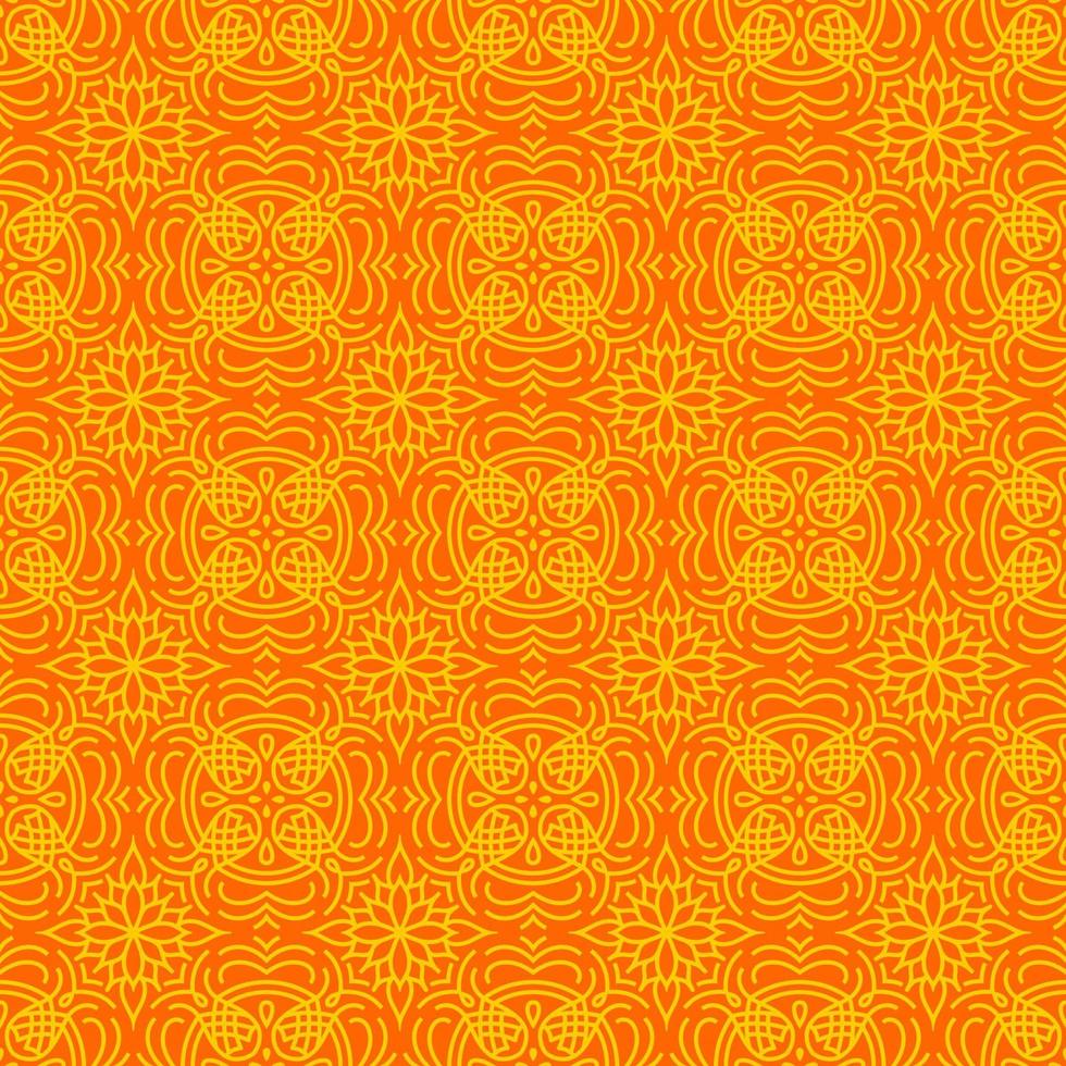 Orange and Yellow Geometric Pattern vector