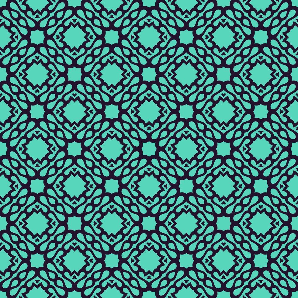 Navy and Turquoise Geometric Pattern vector