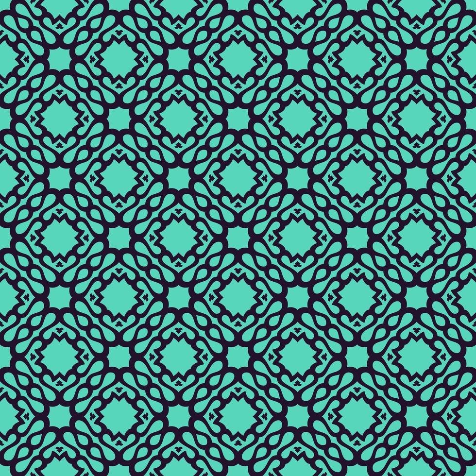 Navy and Turquoise Geometric Pattern vector