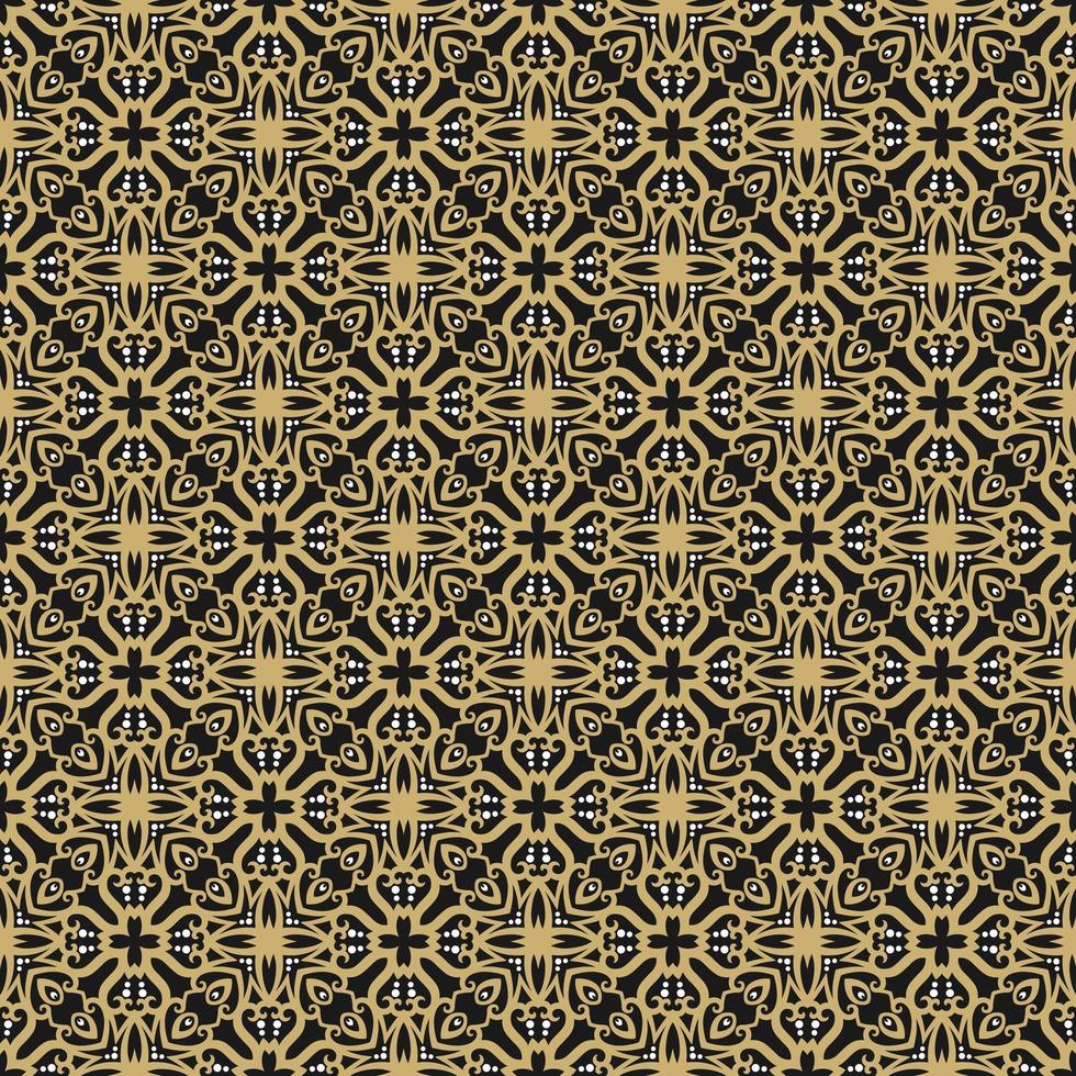 Light Brown, Black, and White Geometric Pattern vector