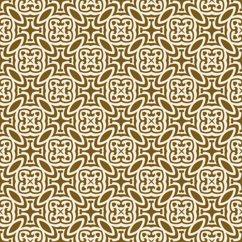 Brown and Cream Geometric Pattern vector