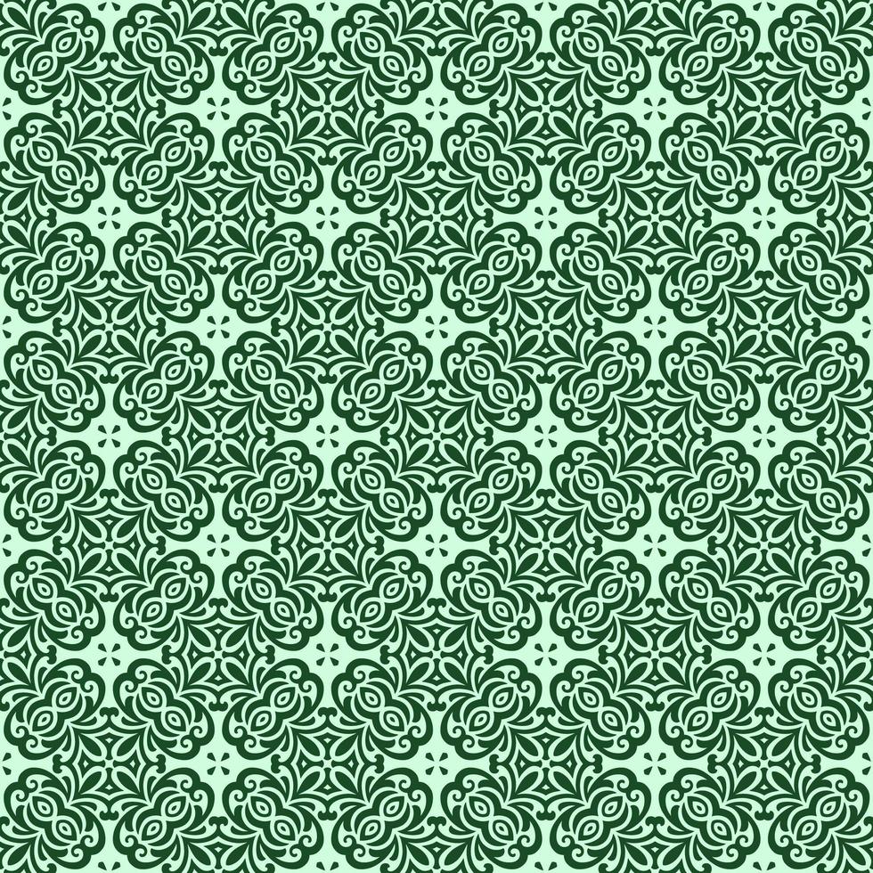 Sea Green and Teal Geometric Pattern vector