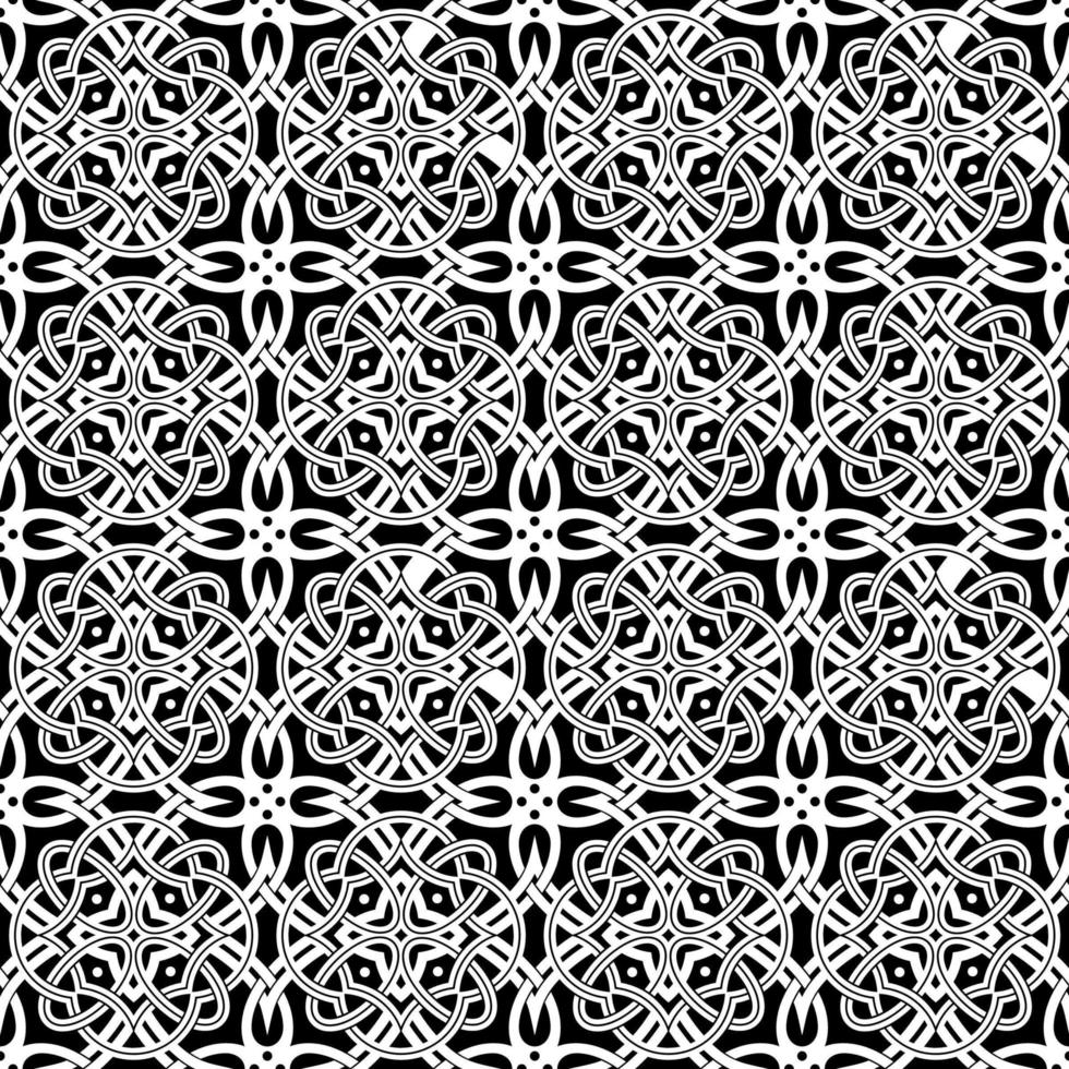 patrón geométrico en blanco y negro vector