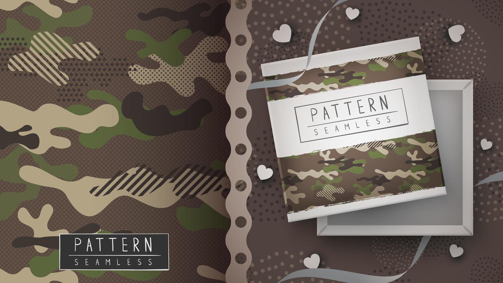 Camouflage Military Seamless Pattern vector