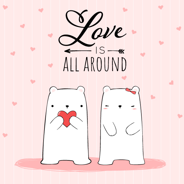 White Polar Bear Couple on Pink Wallpaper 700972 Vector Art at Vecteezy White Polar Bear Couple on Pink Wallpaper 700972 Vector Art at Vecteezy