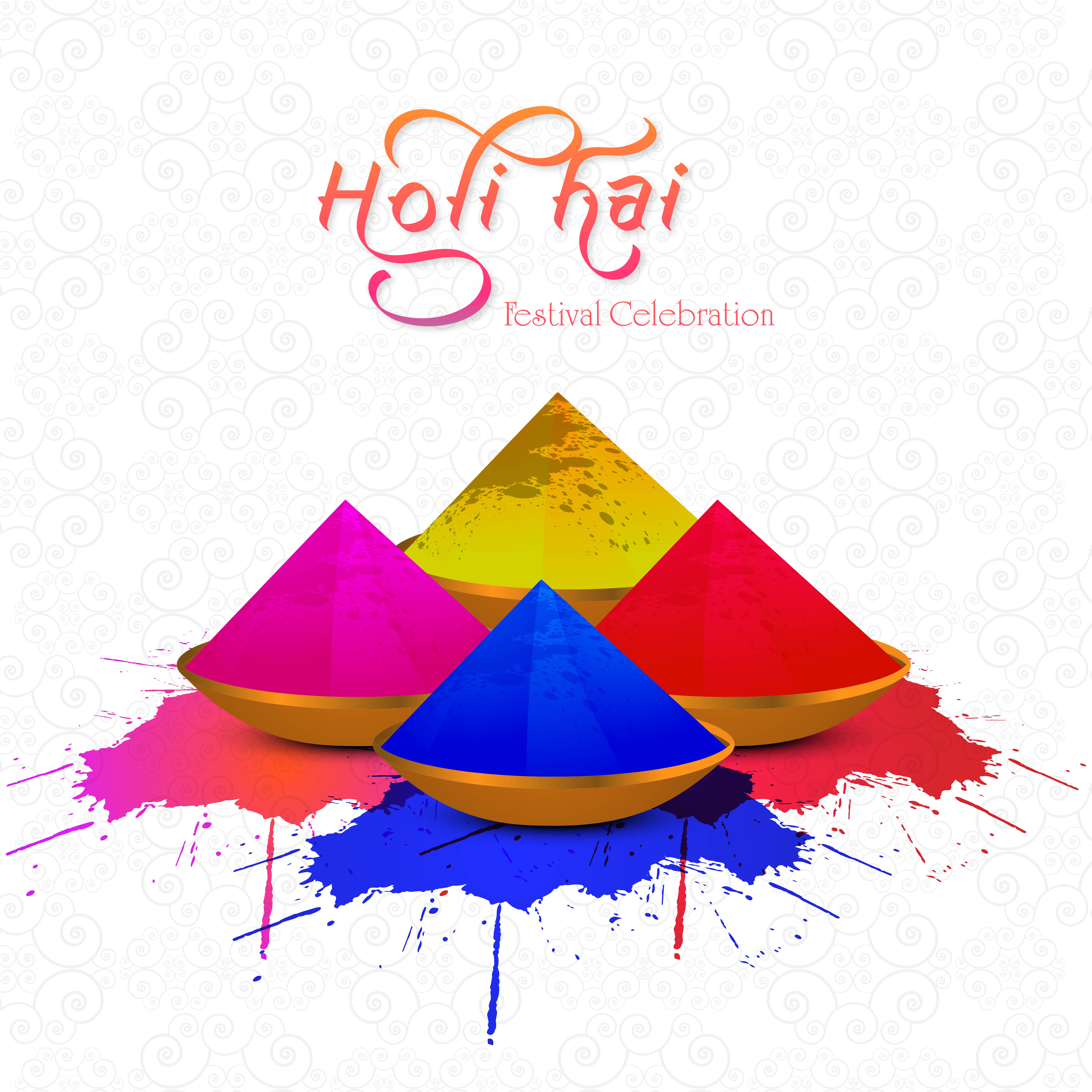 holi ka card