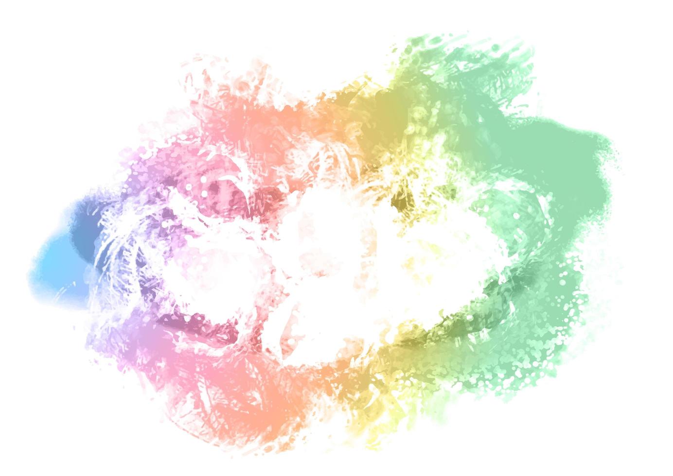 Colorful Painted Smeared Background vector