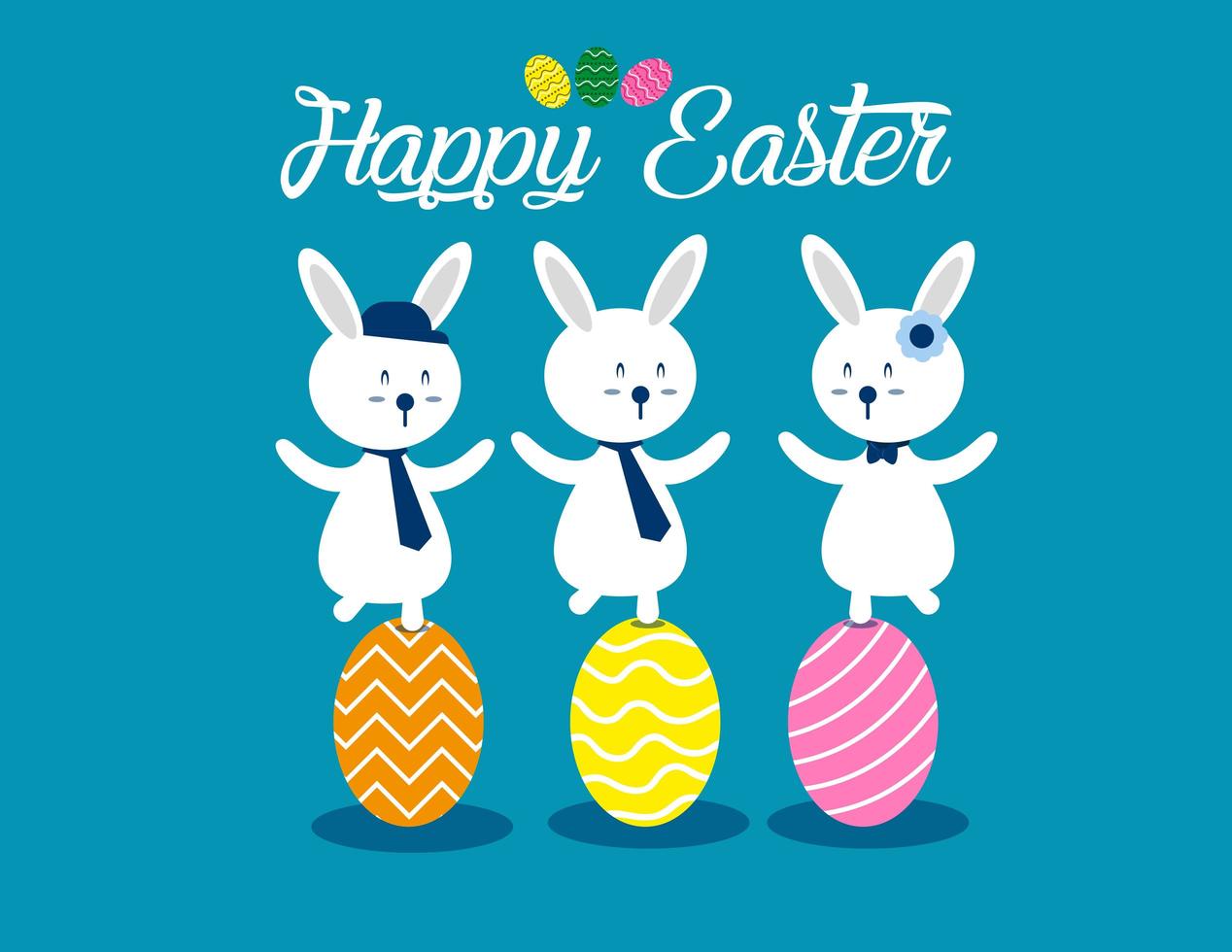 Happy Easter Background  vector