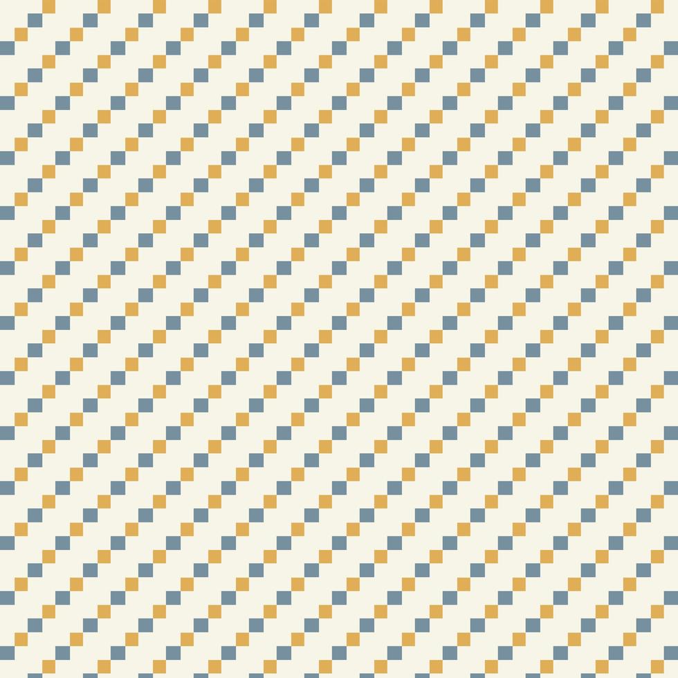 Blue and Yellow Small Diamond Shapes Pattern vector