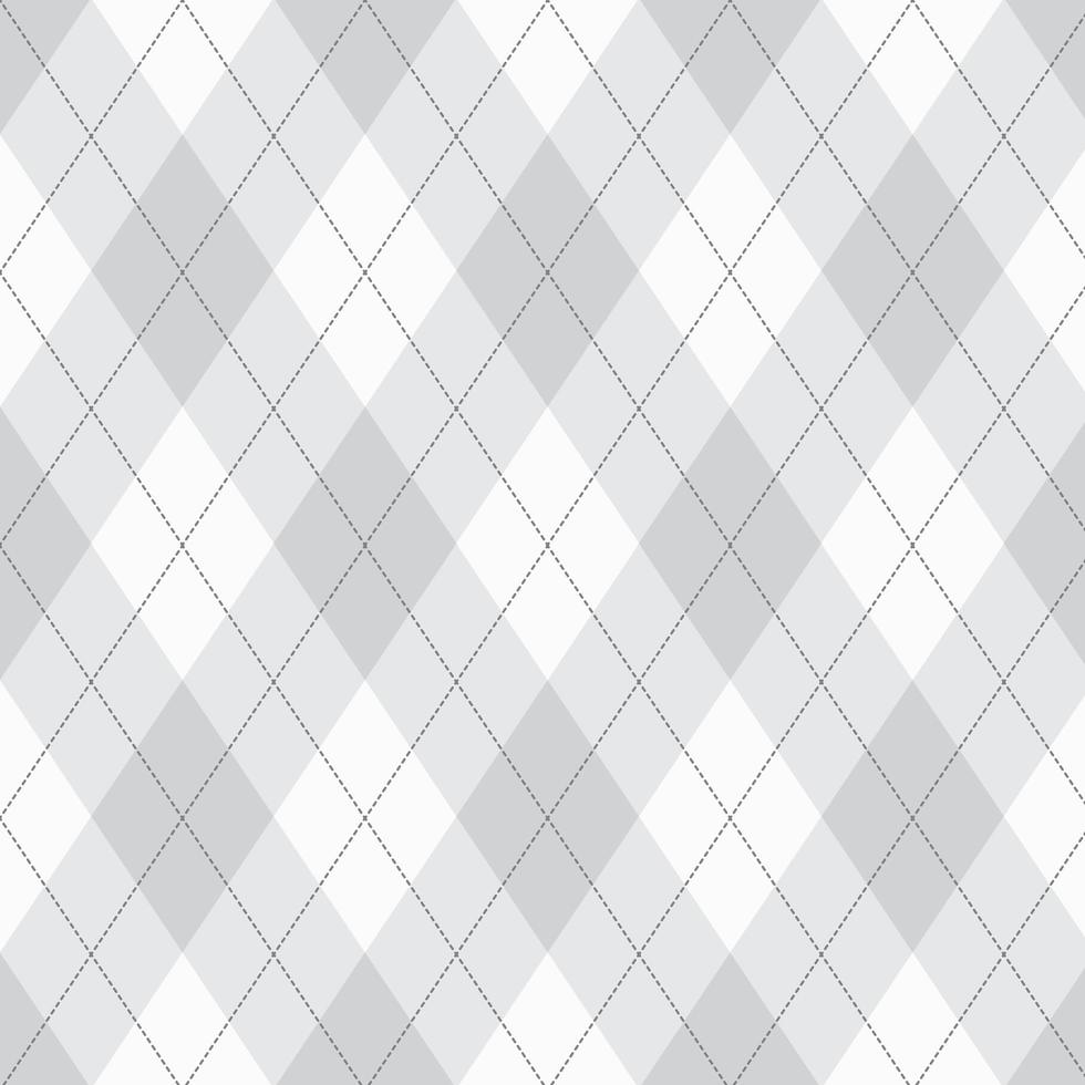 Seamless Gray Argyle Pattern vector