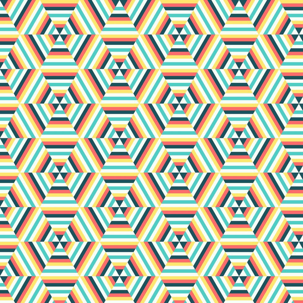 Geometric Hexagon Pattern background vector
