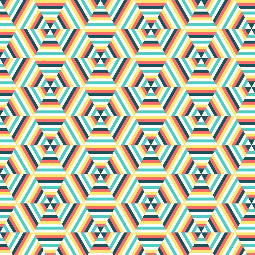 Geometric Hexagon Pattern background vector