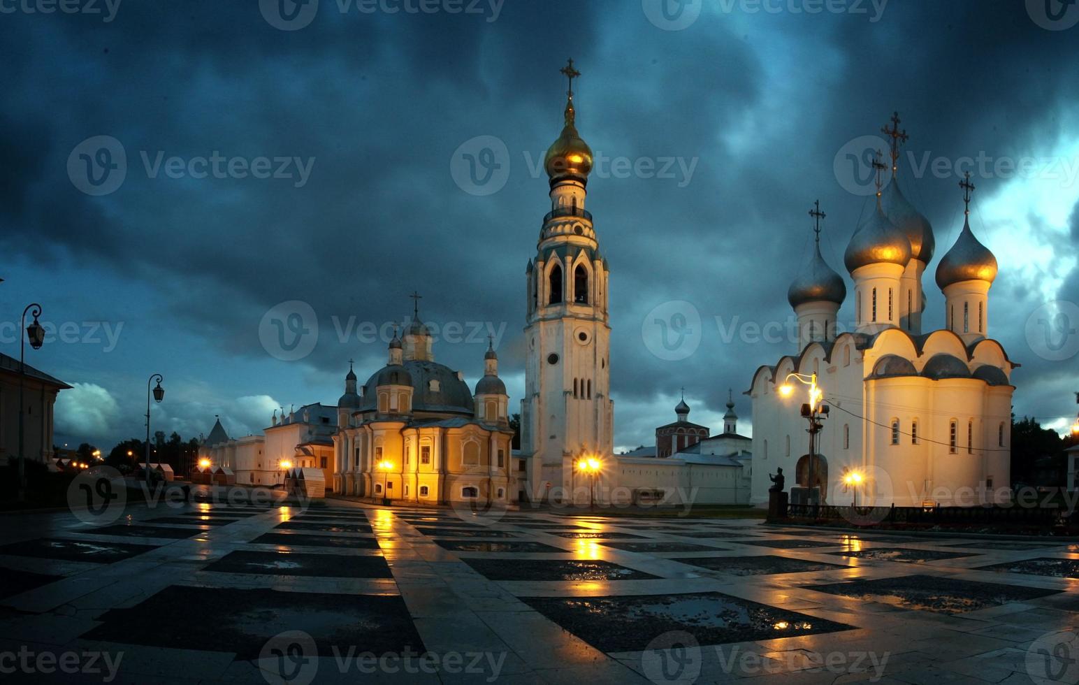 panorama paisaje iglesia ortodoxa foto