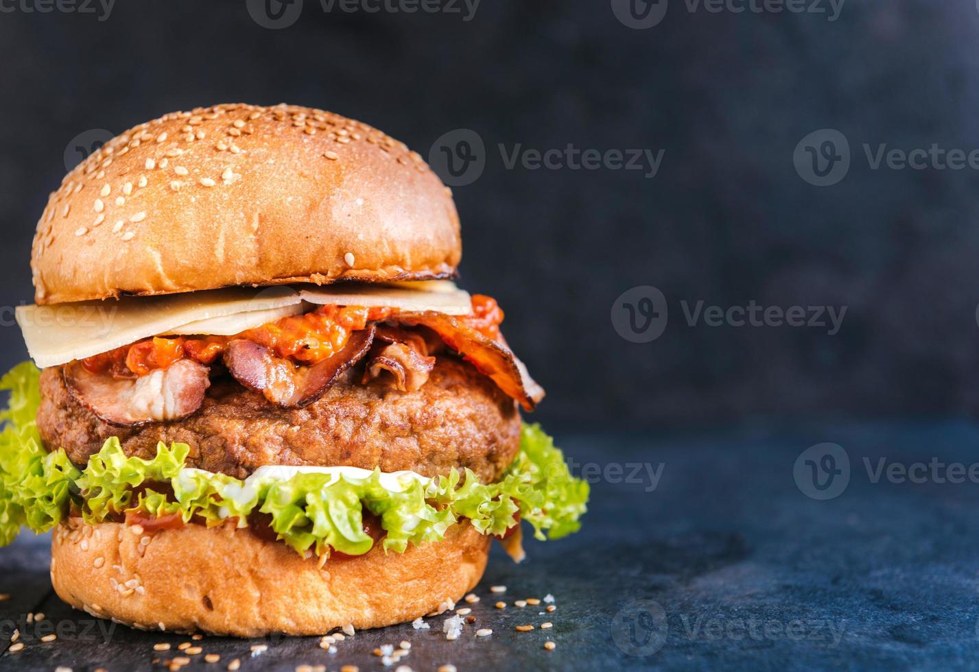 hamburguesa de carne foto