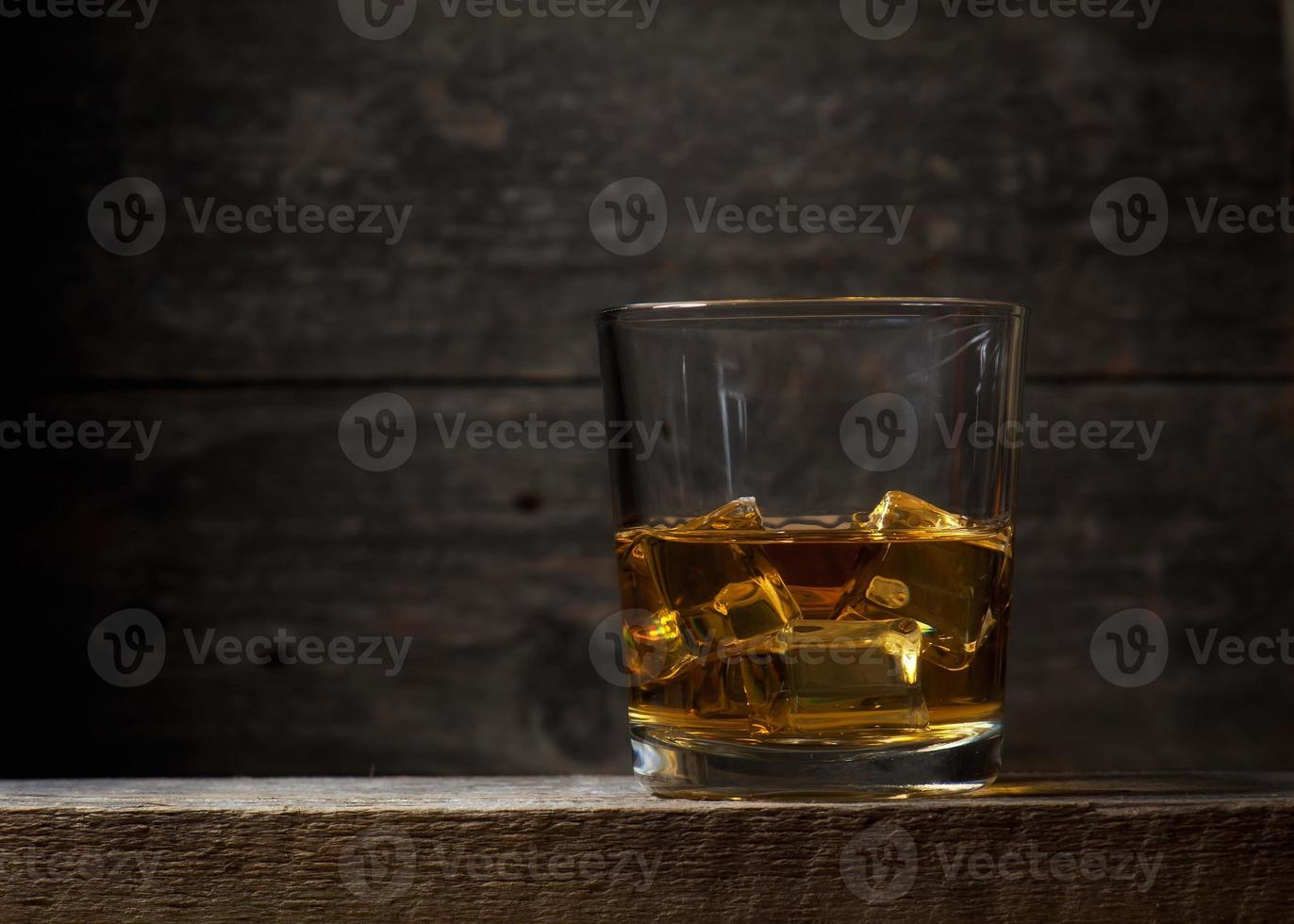 Whiskey Bourbon in a Glass photo
