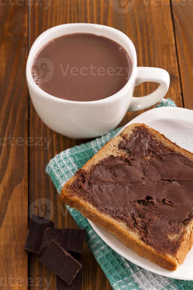 chocolate milk and chocolate spread photo