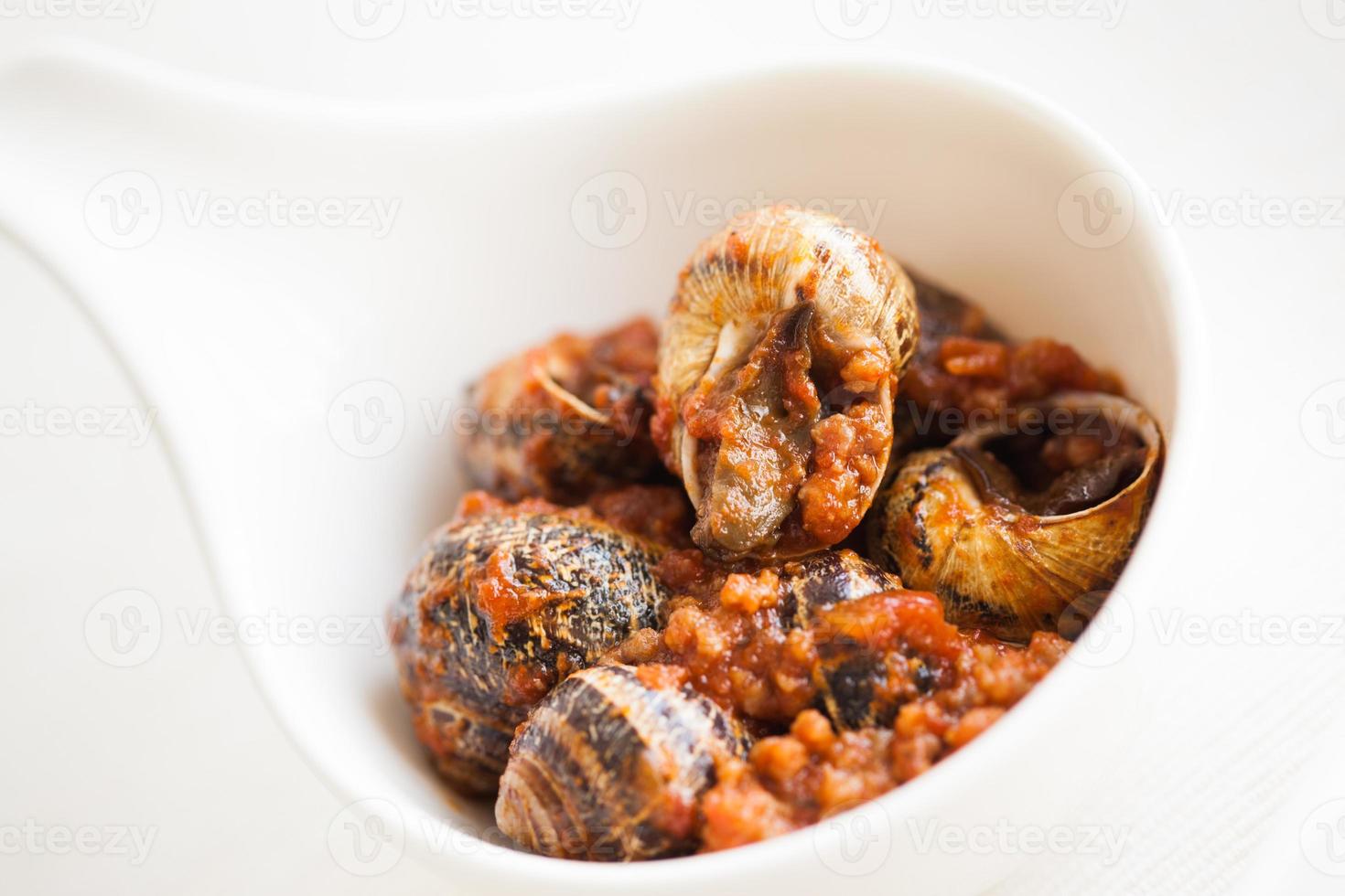 Cooked snails photo