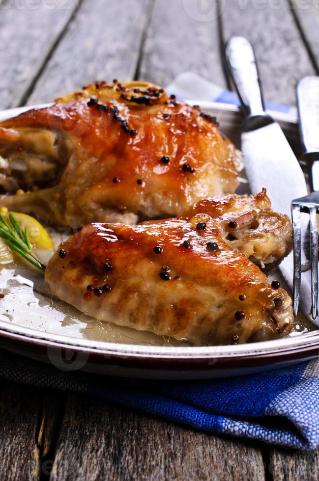 Chicken baked 709333 Stock Photo at Vecteezy