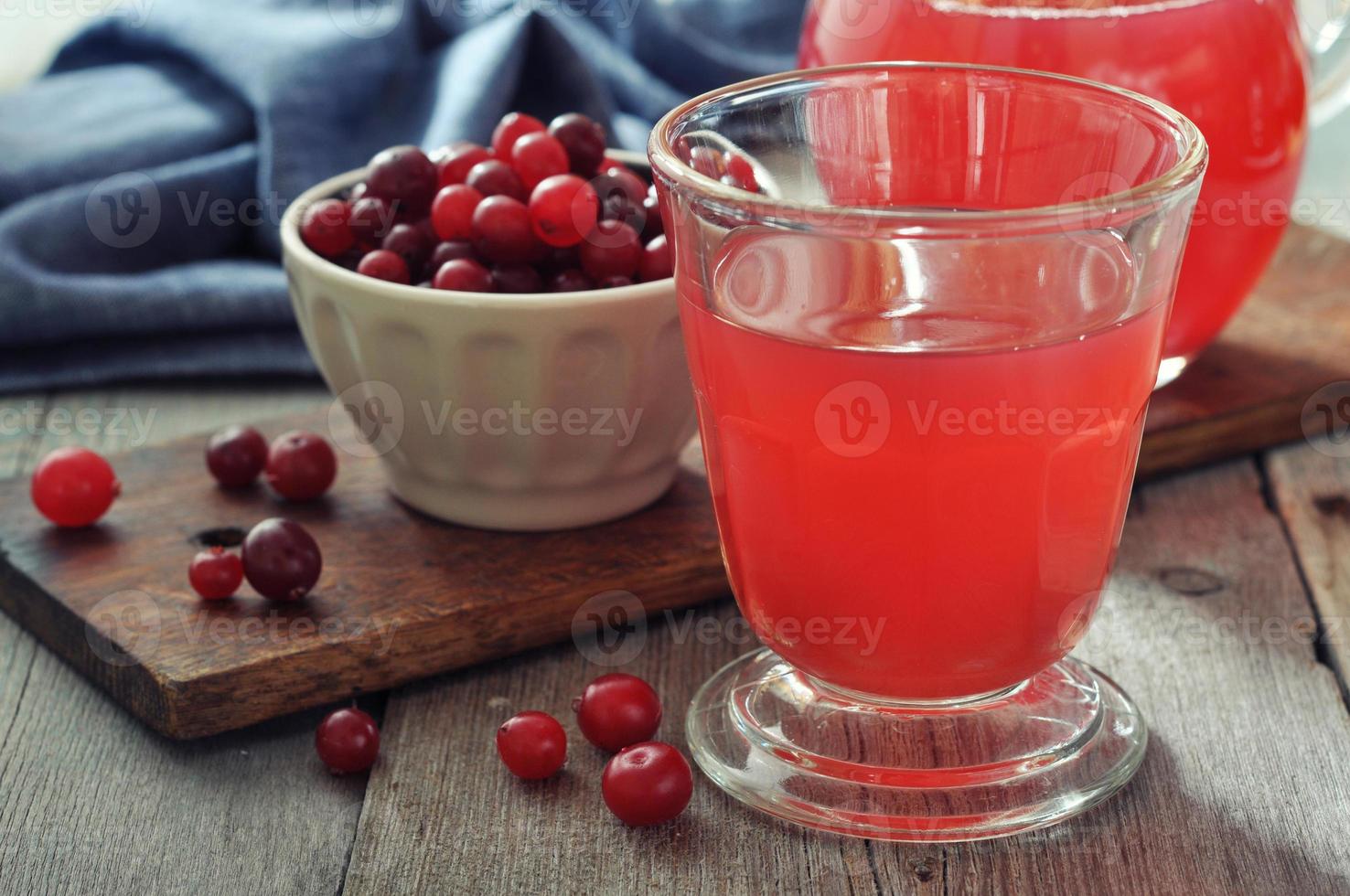 Cranberry juice photo