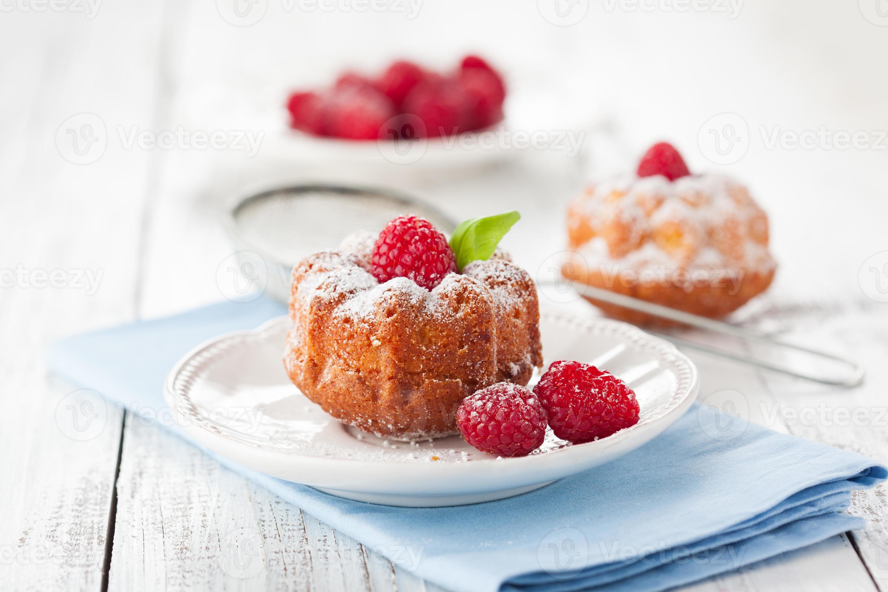 muffins de frambuesa foto