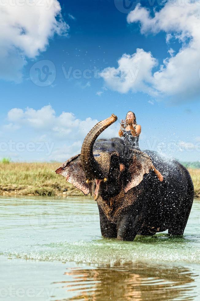 Nepal River Bathing Nepal River Bathing