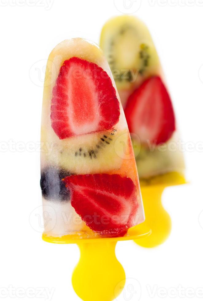 paletas de fruta foto