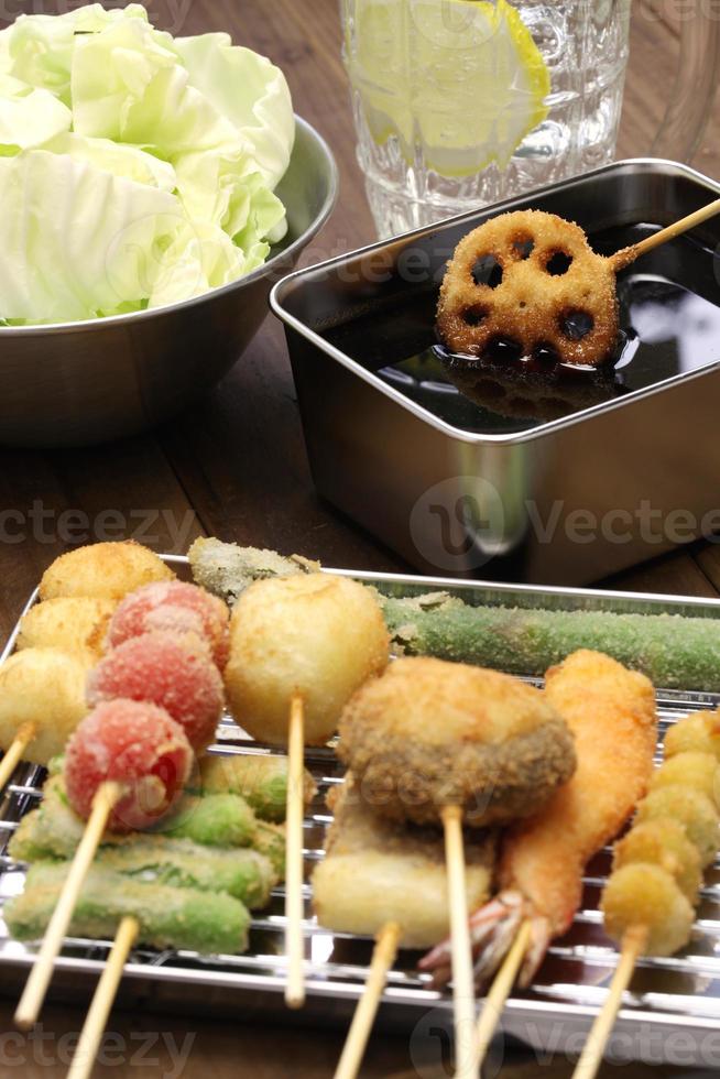 kushiage, comida japonesa foto
