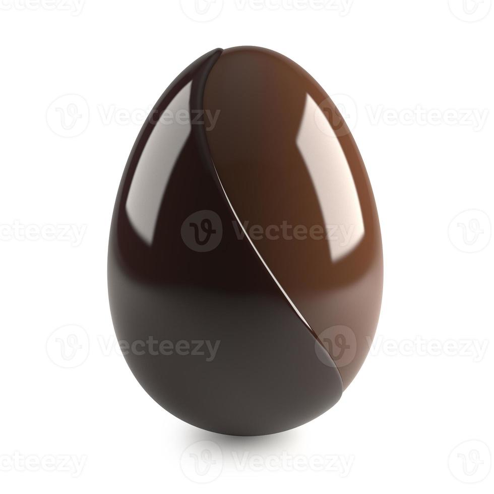 chocolate easter egg on white background 726962 Stock Photo at Vecteezy