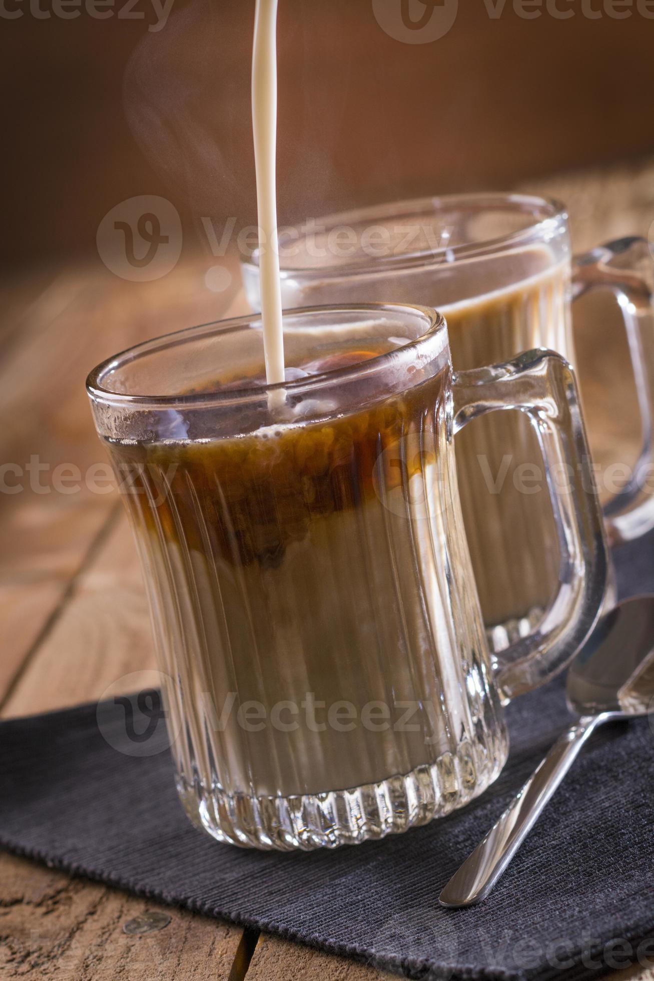 Hot Coffee and Glass mug 727309 Stock Photo at Vecteezy
