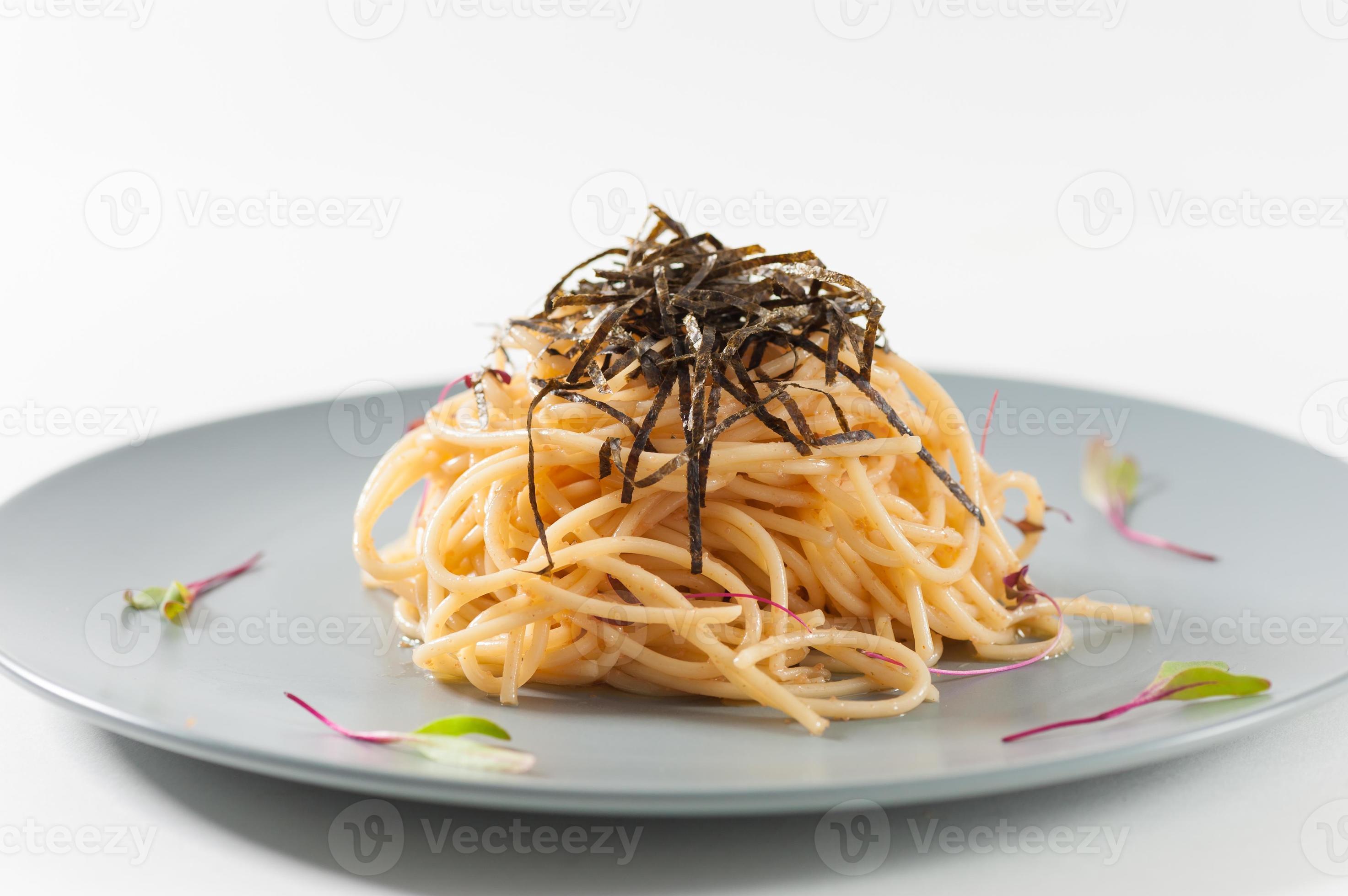Pasta in Japanese style 732779 Stock Photo at Vecteezy