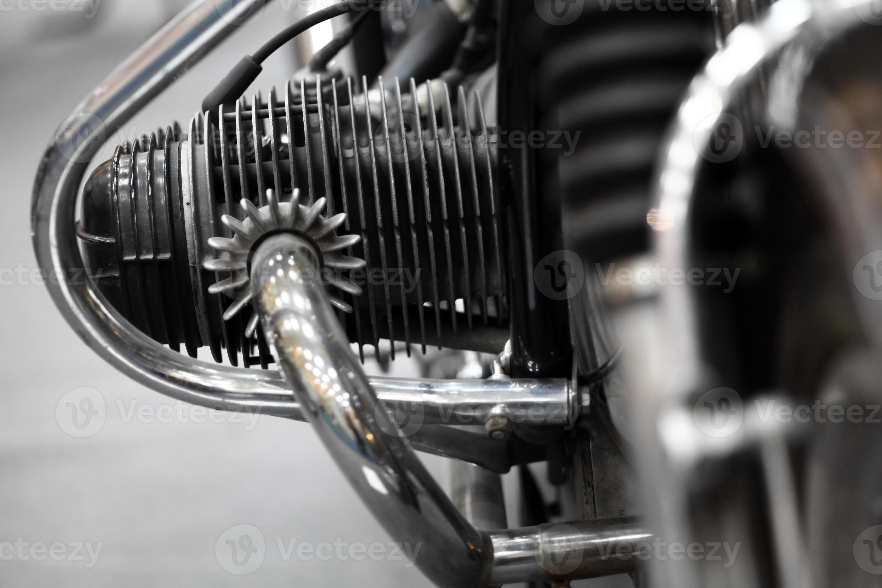 Motorcycle engine photo