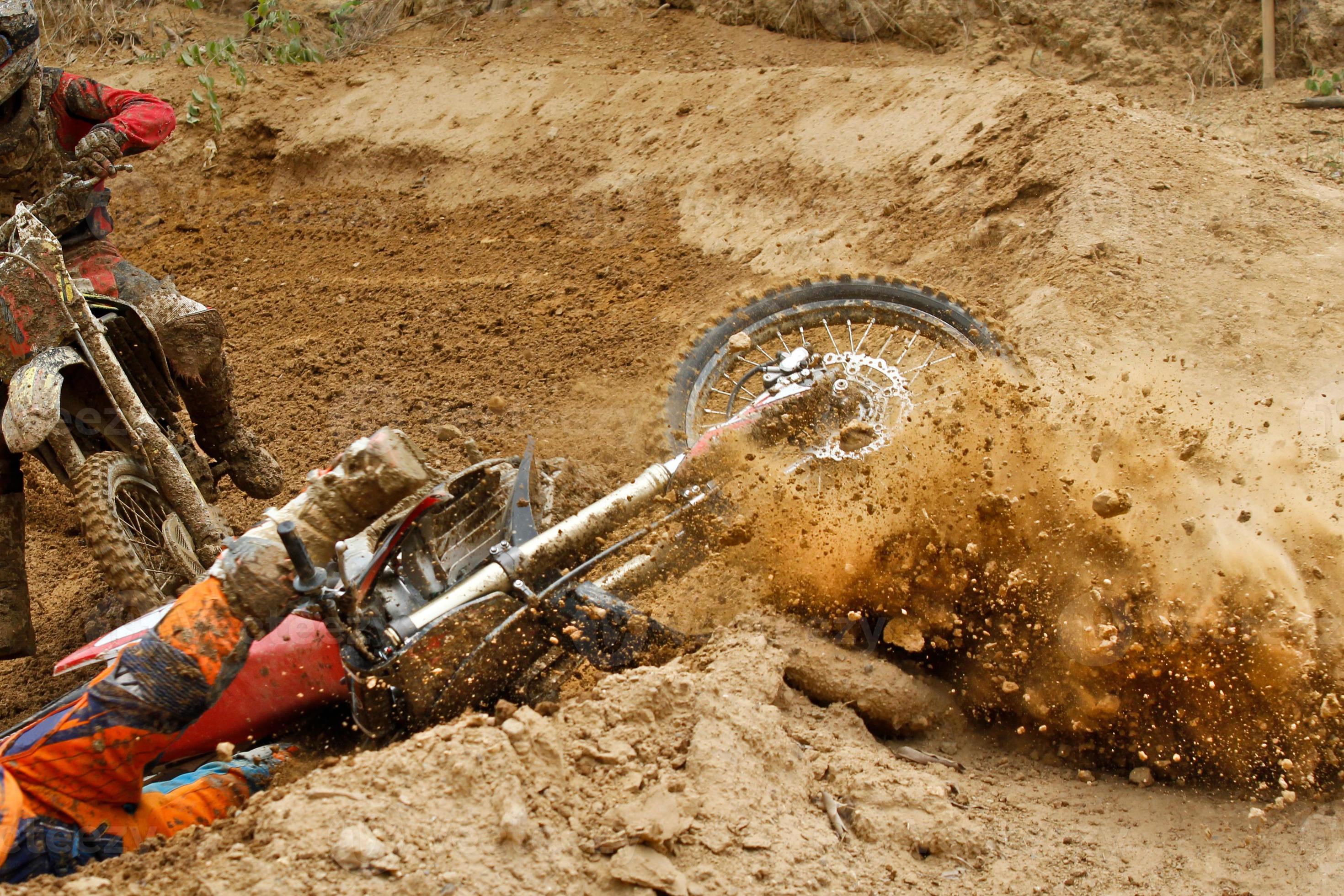 Motocross crash 735837 Stock Photo at Vecteezy