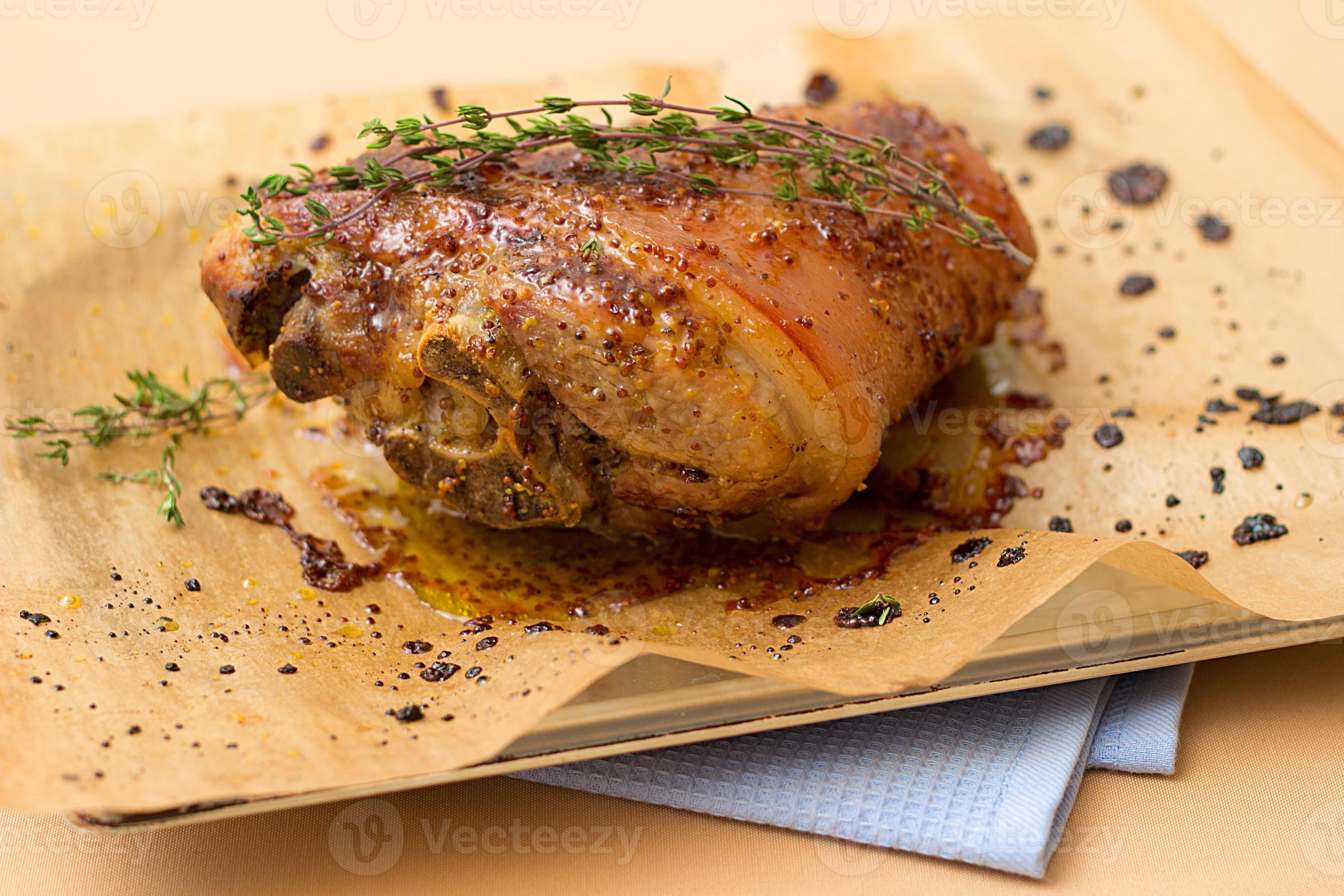 Grilled pork knuckle 741775 Stock Photo at Vecteezy