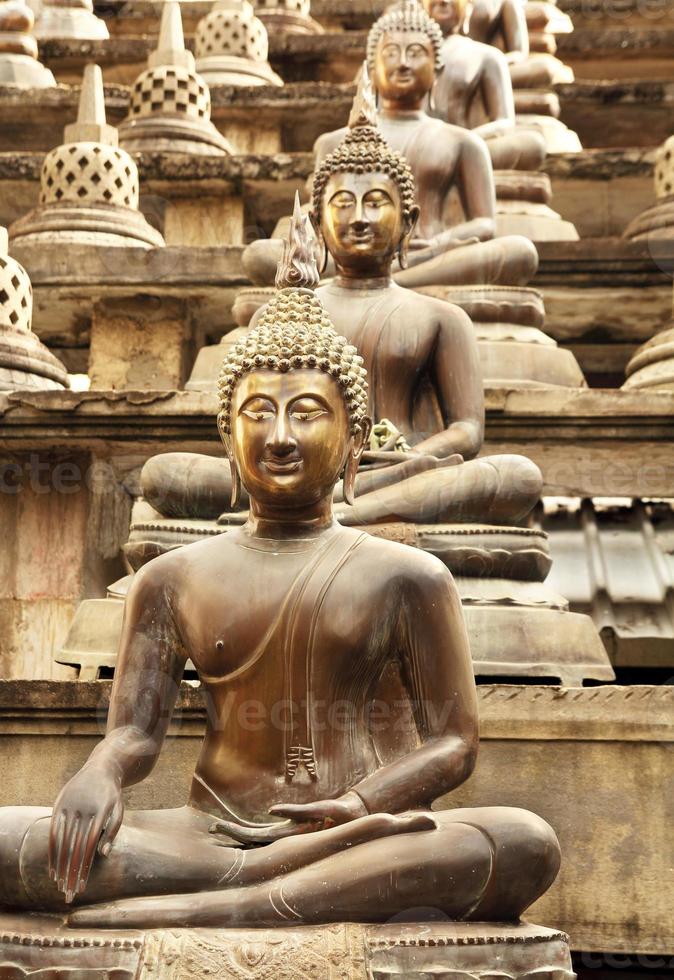 buddha in lotus position photo
